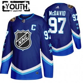 Camisola Edmonton Oilers Connor McDavid 97 2022 NHL All-Star Azul Authentic - Criança